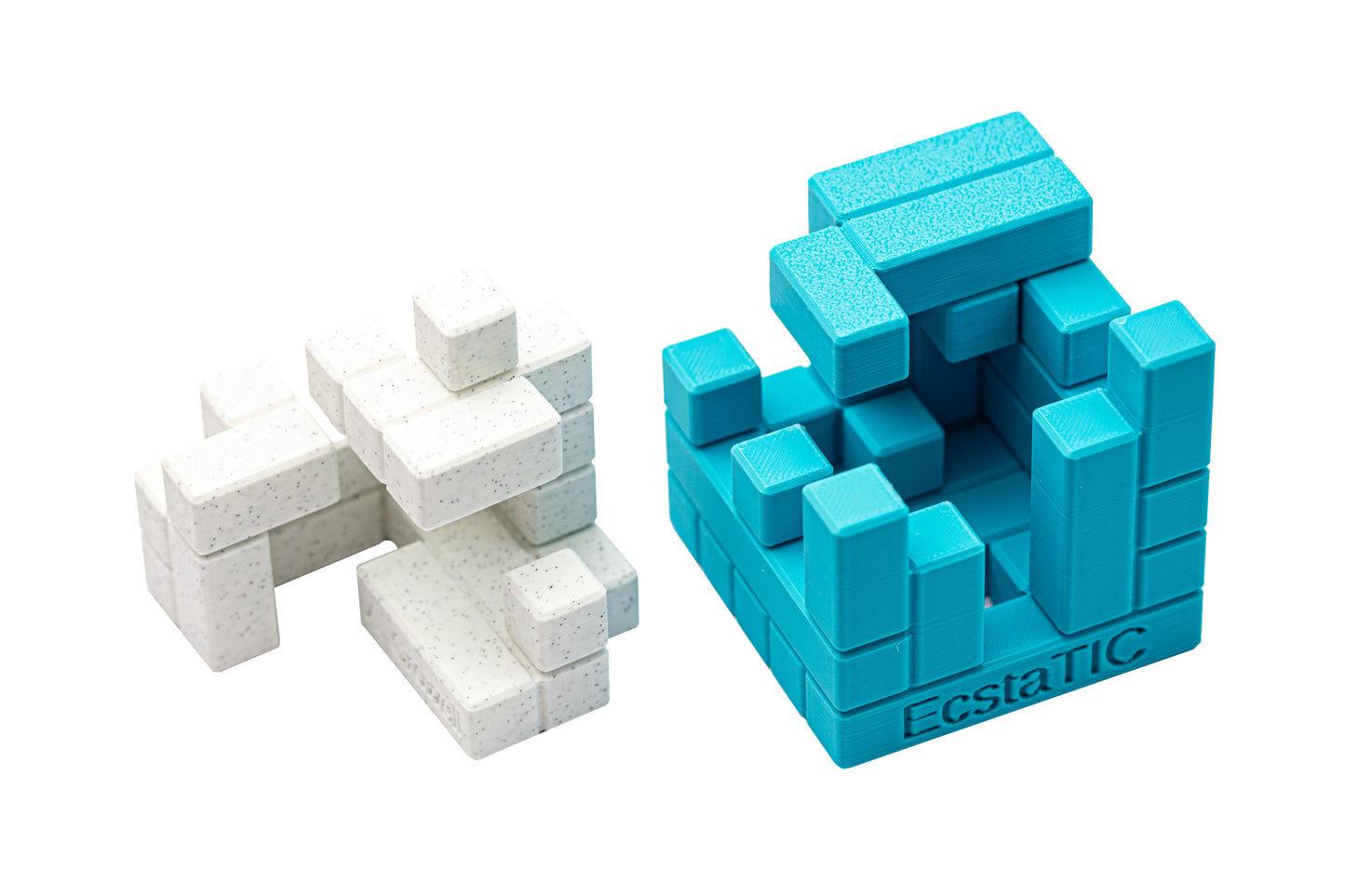 EcstaTIC | Two-Piece Cube Puzzle