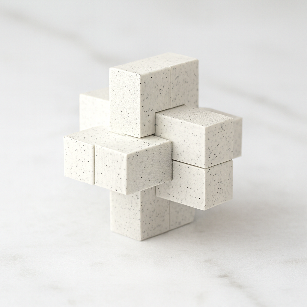 6-Piece Burr Puzzle assembled