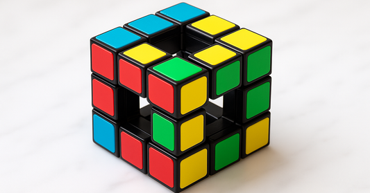 A Void Cube: a 3x3 with the centres removed and holes through the middle