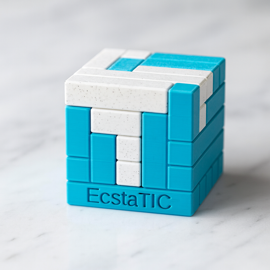 EcstaTIC | Two-Piece Cube Puzzle