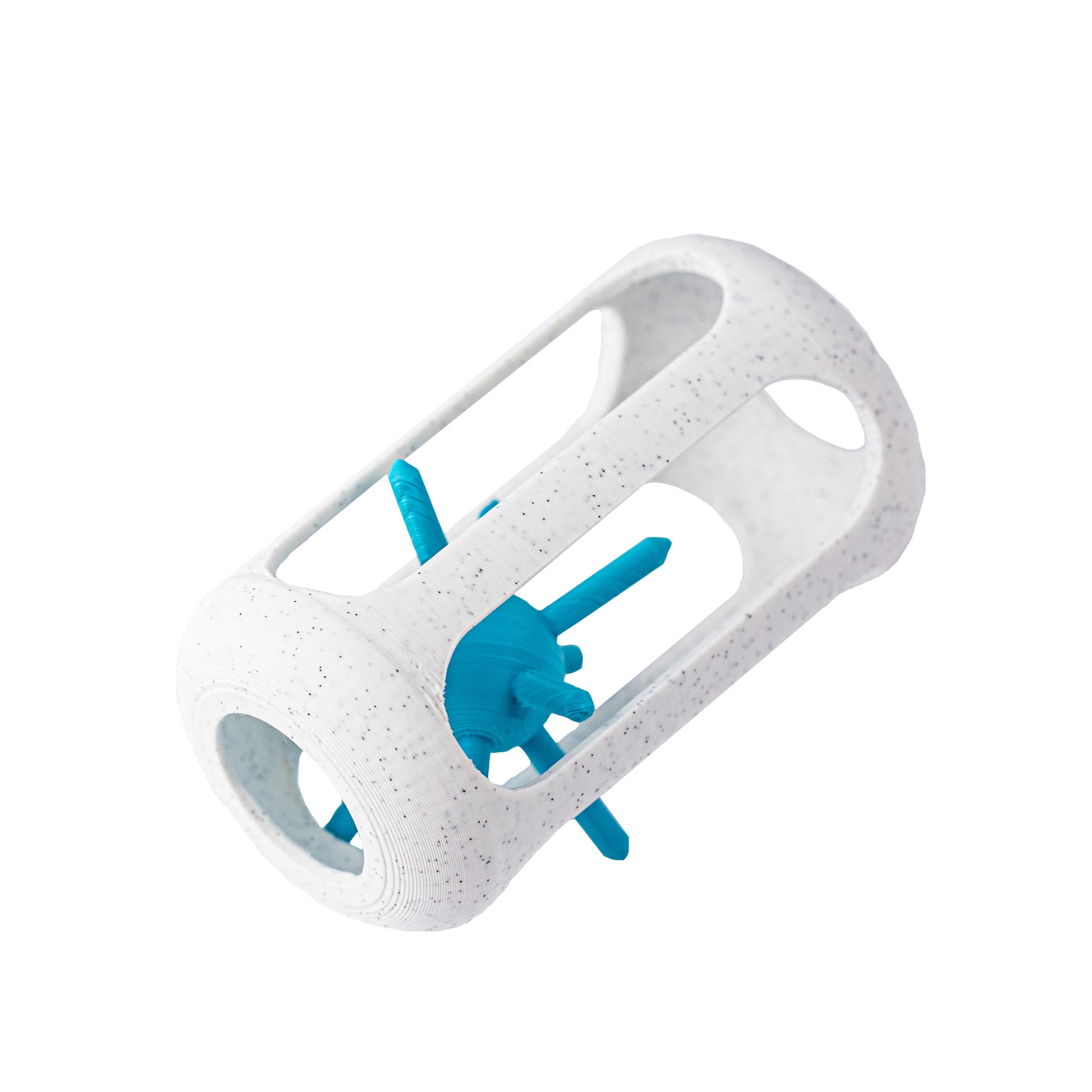 Hedgehog in a Cage — 3D-printed pieces shown at an angle.