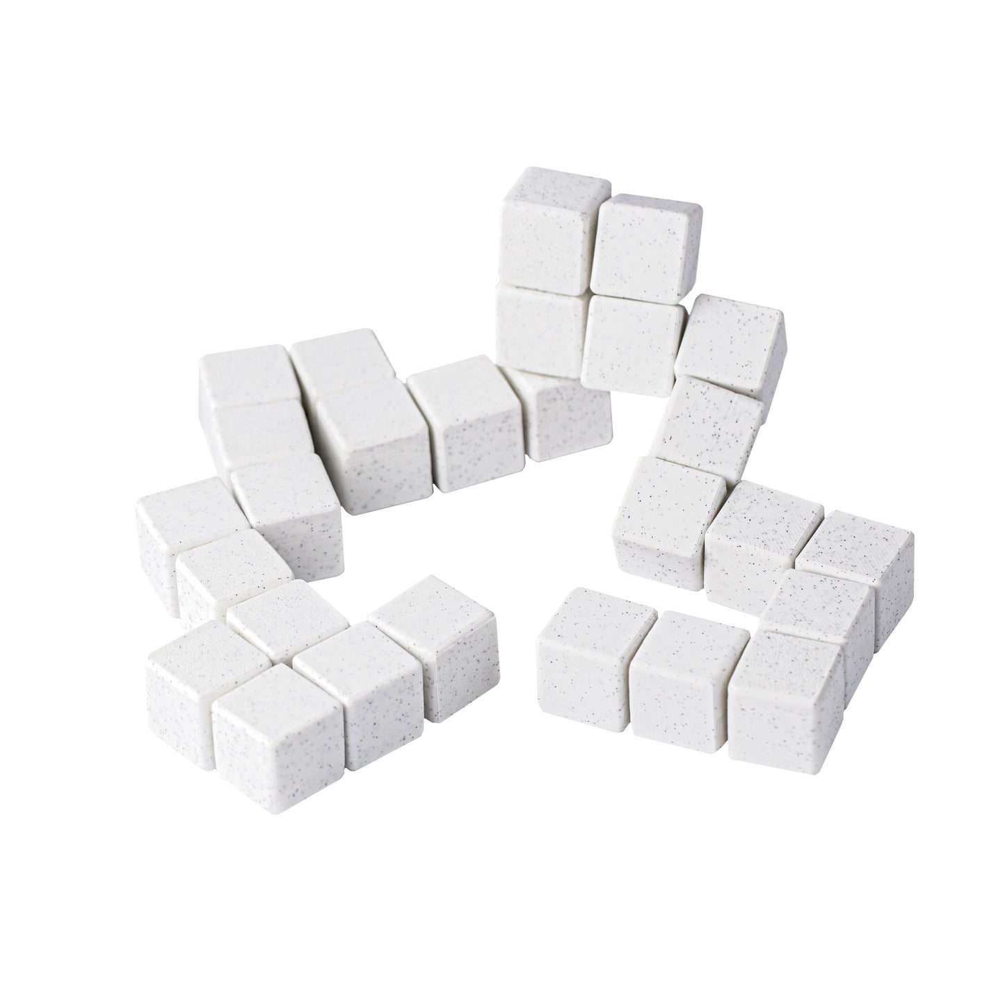 Snake Cube | Fold It Back Into a Cube — 3D-printed pieces, view 3.