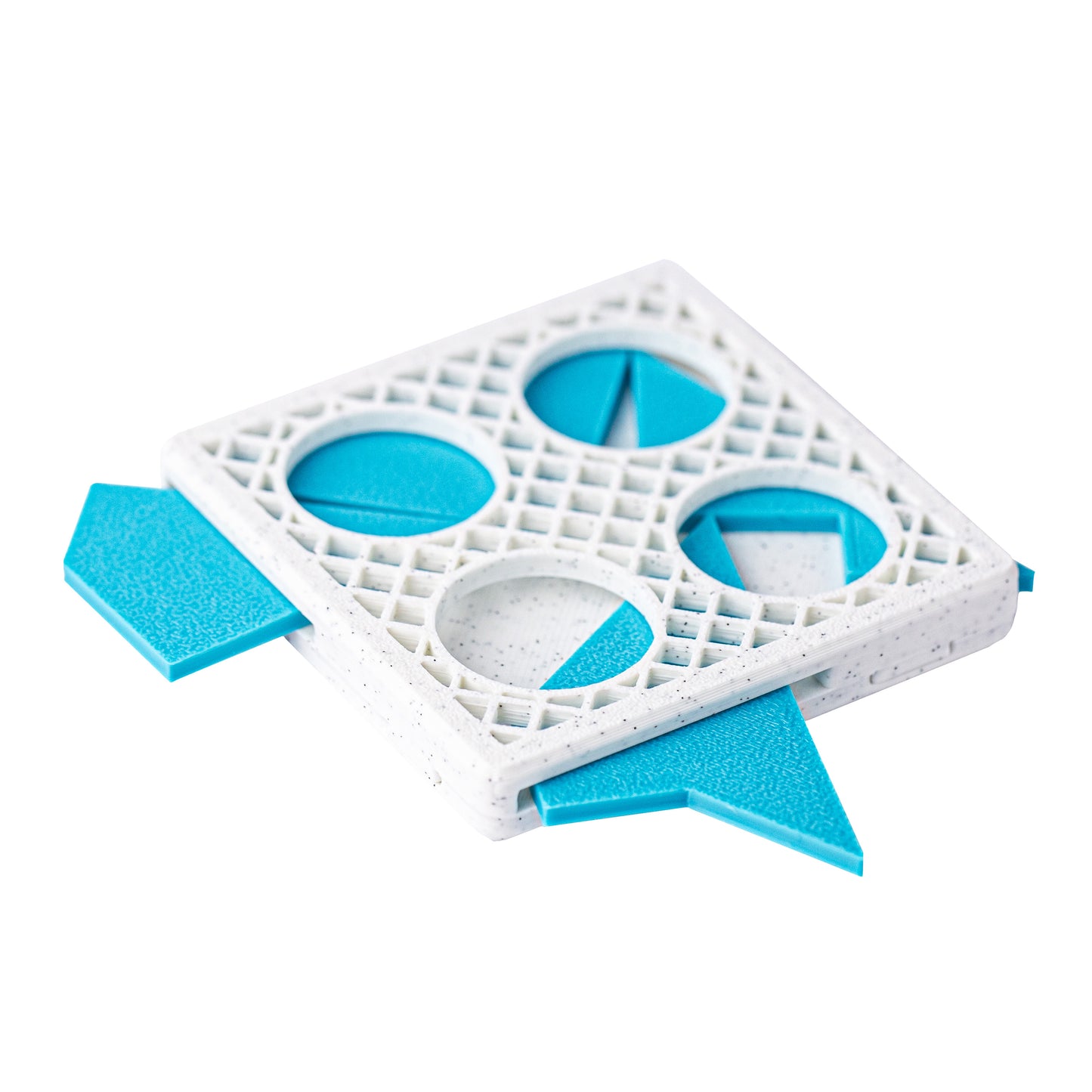 Turbulence | 4-Piece Packing Puzzle — 3D-printed pieces, view 3.